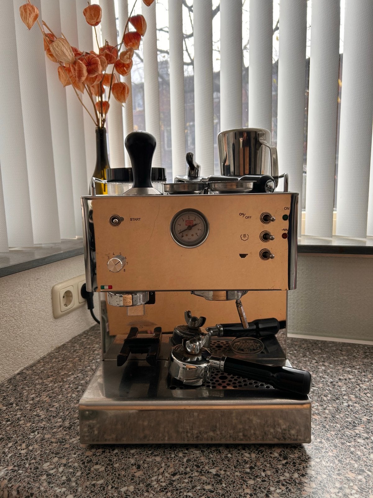 Quickmill 3035 Espressomachine - voor de thuisbarista, Ophalen, Gebruikt, Espresso apparaat, 10 kopjes of meer
