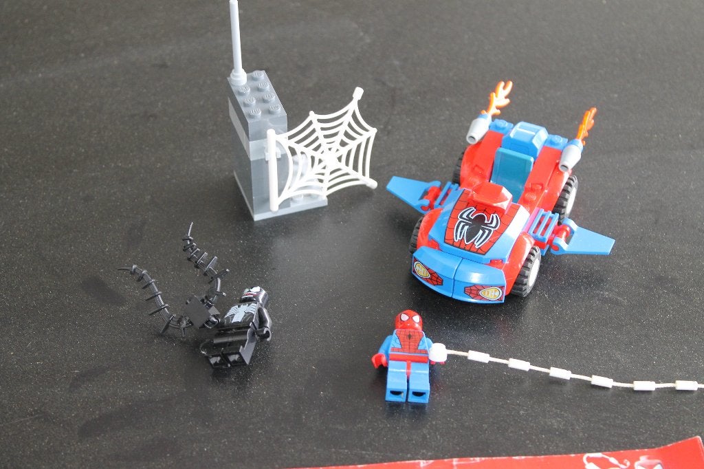 lego junior spiderman -car pursuit 10665, Compleet, Marvel, Lego, Ophalen of Verzenden
