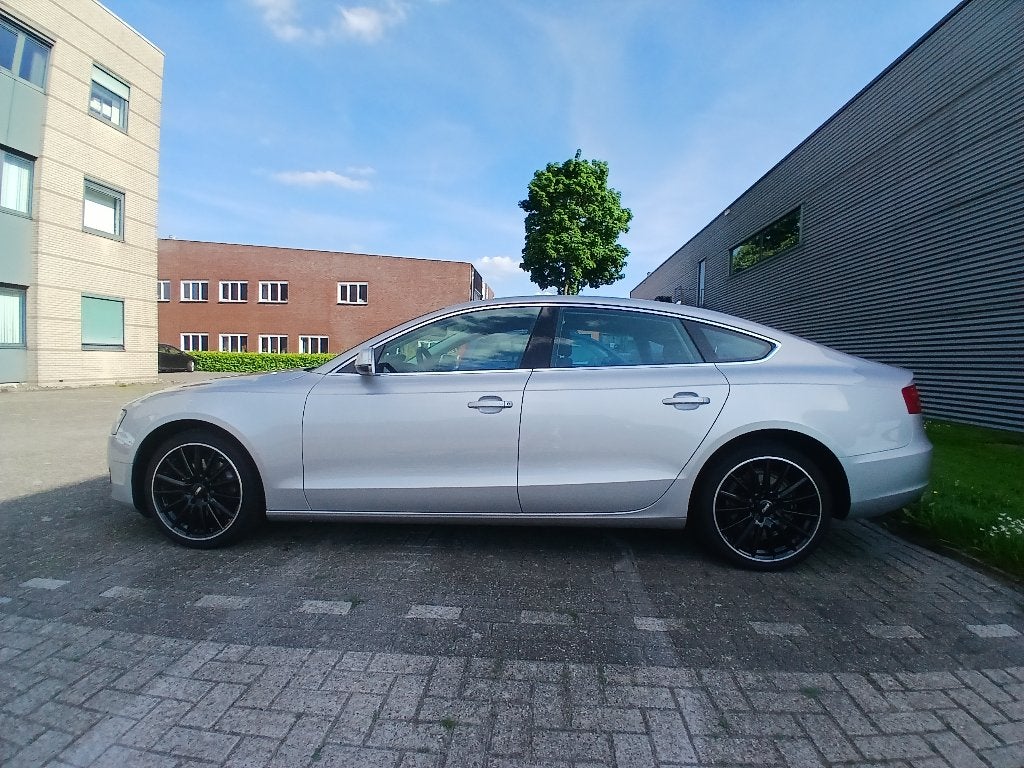 Audi A5 1.8 Tfsi Sportback inruil mogelijk nap logisch, Auto's, Audi, Voorwielaandrijving, Stof, Zwart, 4 cilinders