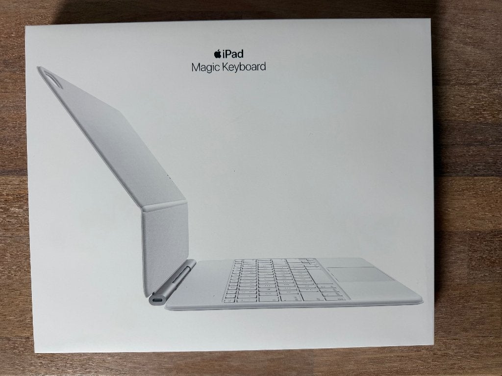 Apple Magic Keyboard voor iPad Air 13 en Pro 12.9, Computers en Software, Apple iPads, 13 inch of meer, Wit, Apple iPad Air, Ophalen of Verzenden