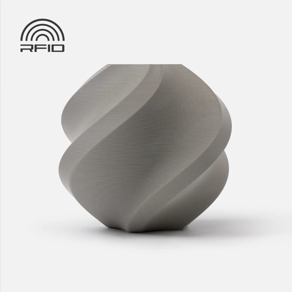 Bambulab PLA Basic - Grijs/Grey (10103) - Met spoel, Computers en Software, Ophalen of Verzenden, Nieuw, Filamentrollen