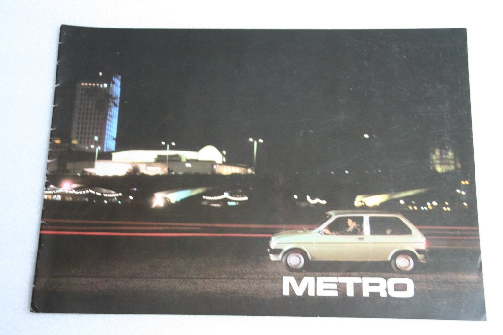 Folder Austin Metro (circa 1982) (44), Ophalen of Verzenden, Nieuw, Overige merken