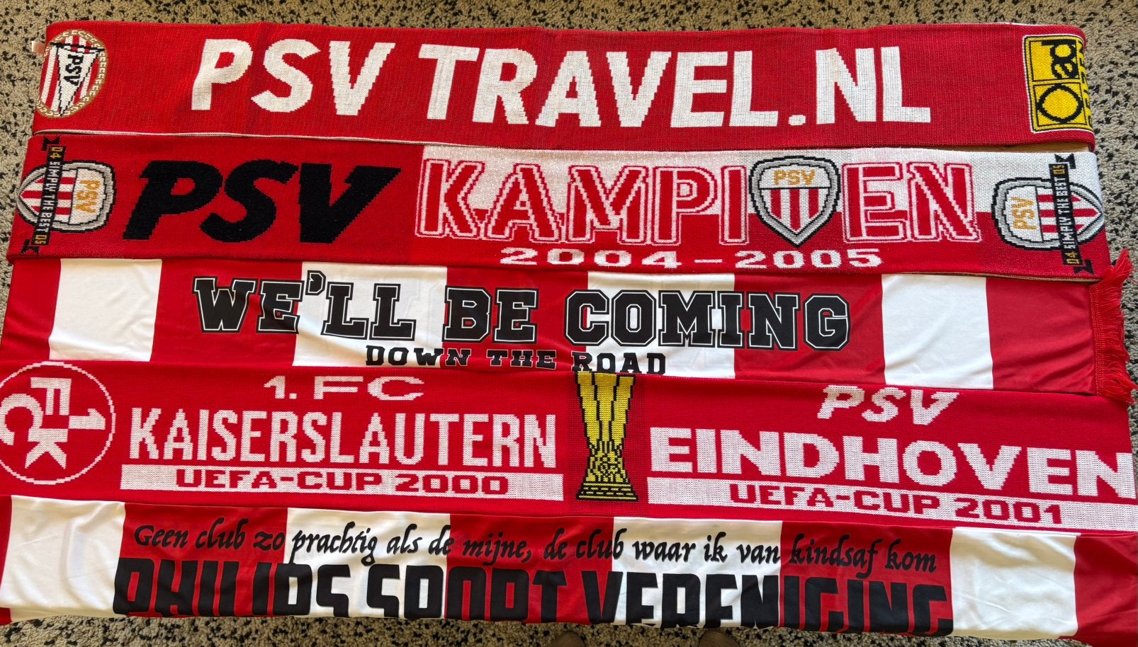 Verzameling PSV sjaals, Ophalen of Verzenden, Zo goed als nieuw, PSV