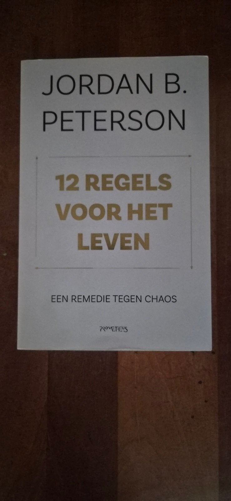 Jordan Peterson - 12 regels voor het leven, Ophalen of Verzenden, Zo goed als nieuw, Jordan Peterson