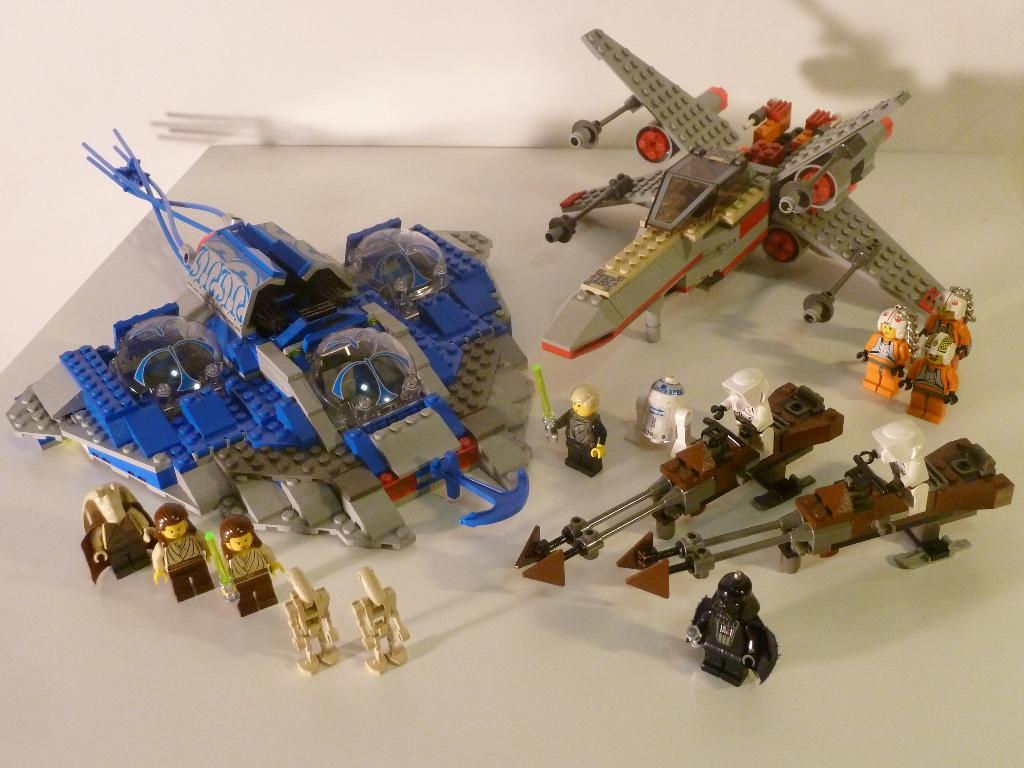 Star Wars Lego Set: Gungan Bongo Sub, X-Wing, Kinderen en Baby's, Speelgoed | Duplo en Lego, Gebruikt, Star Wars, Lego, Overige typen