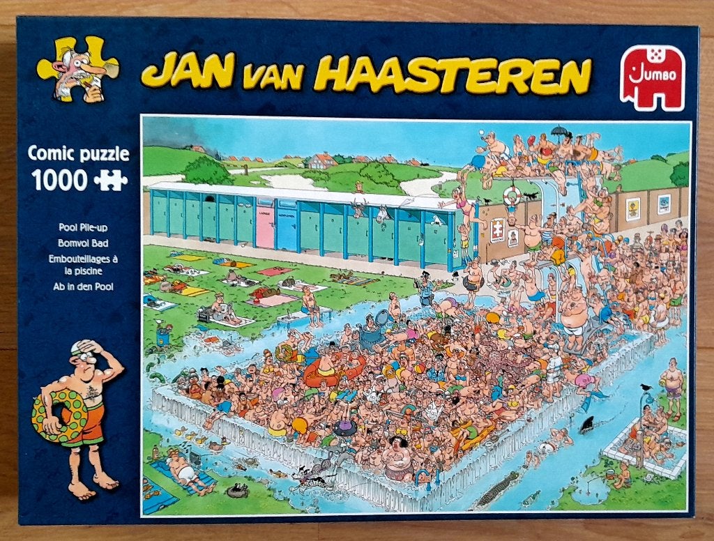 3x puzzels van Haasteren, Ophalen of Verzenden, 500 t/m 1500 stukjes, Zo goed als nieuw