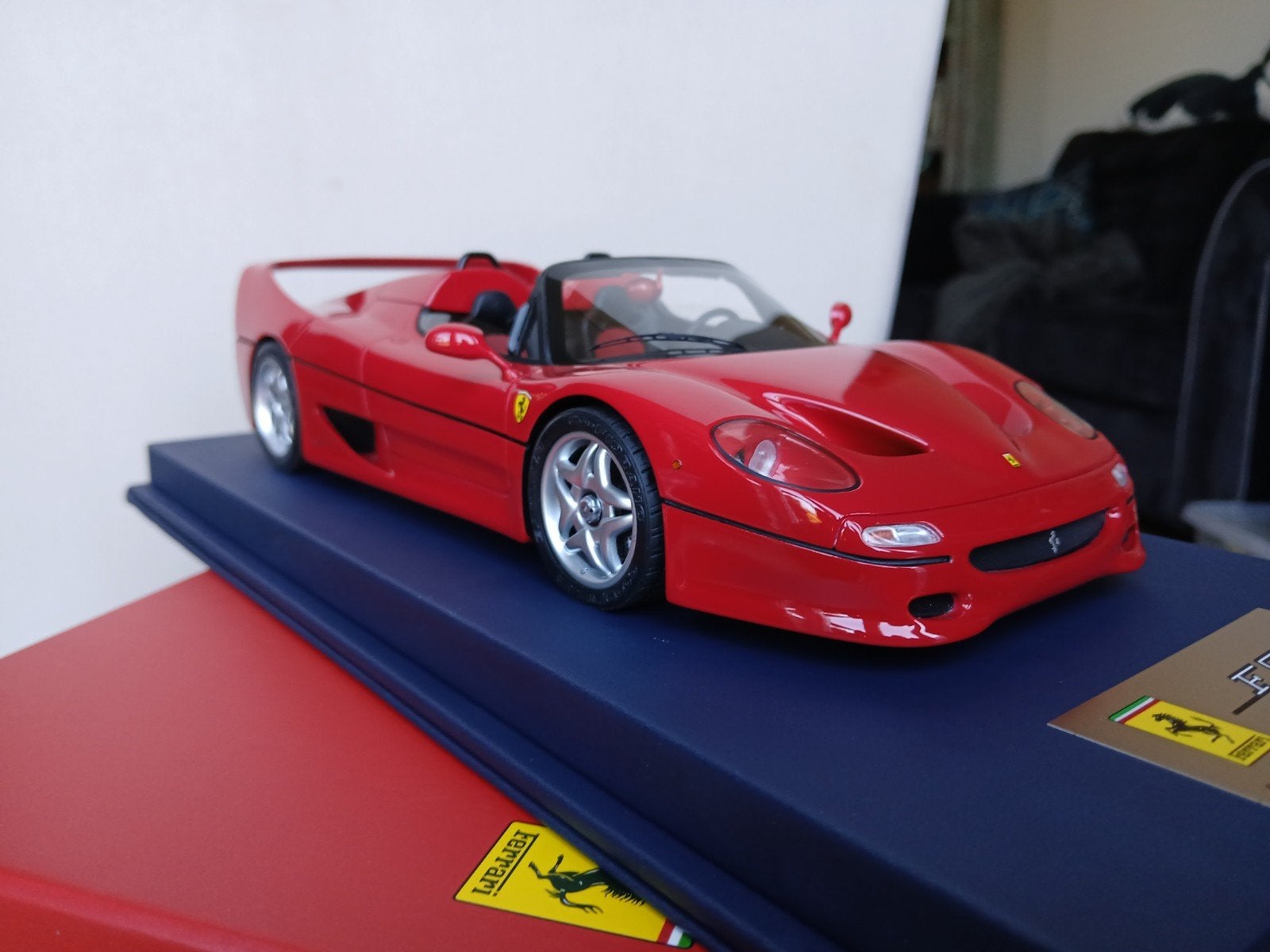 LookSmart Ferrari F50 Spider Rosso Corsa!!, Ophalen of Verzenden, Zo goed als nieuw, Auto