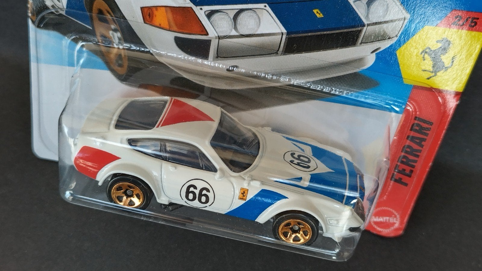 Ferrari 365 GTB 4 Competizione French 1:64 Hotwheels Pol, Hobby en Vrije tijd, Auto, Verzenden, ., Nieuw