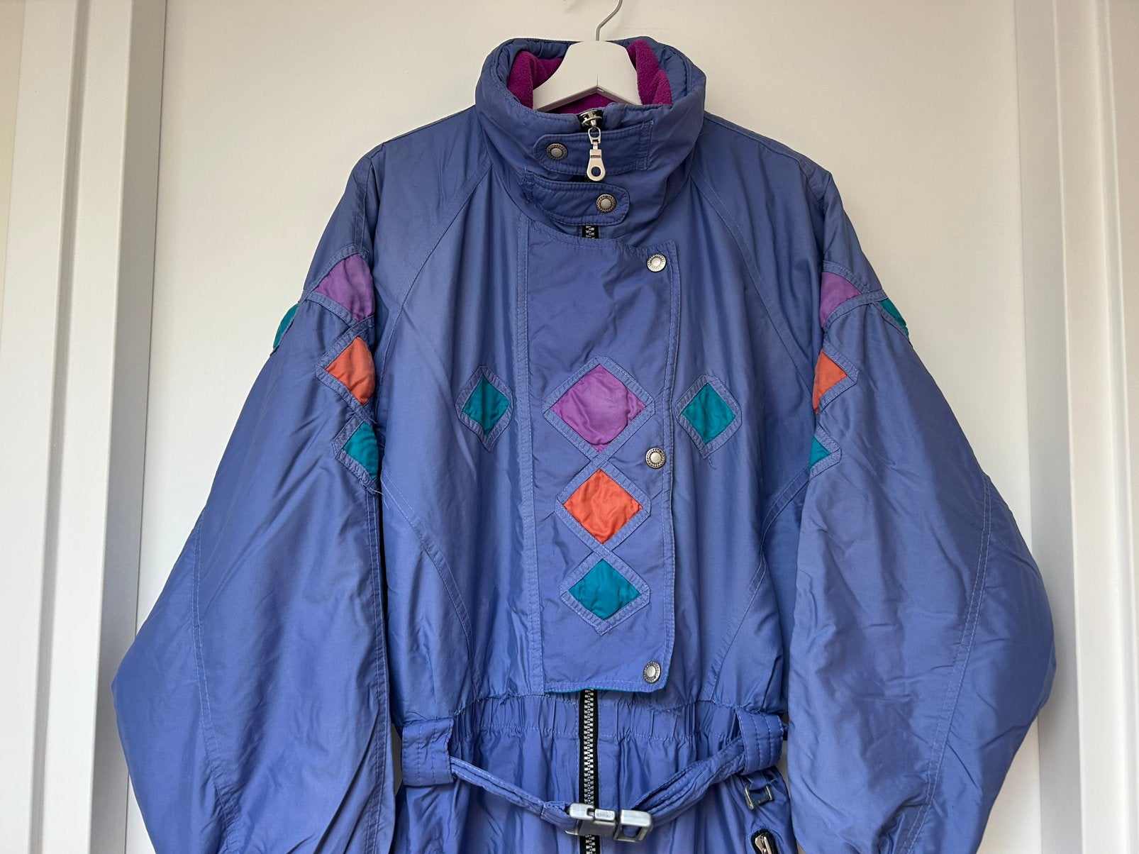 Retro Vintage Fout Skipak mt.42, Kleding | Dames, Ophalen of Verzenden, Gedragen, Maat 42/44 (L), Pak