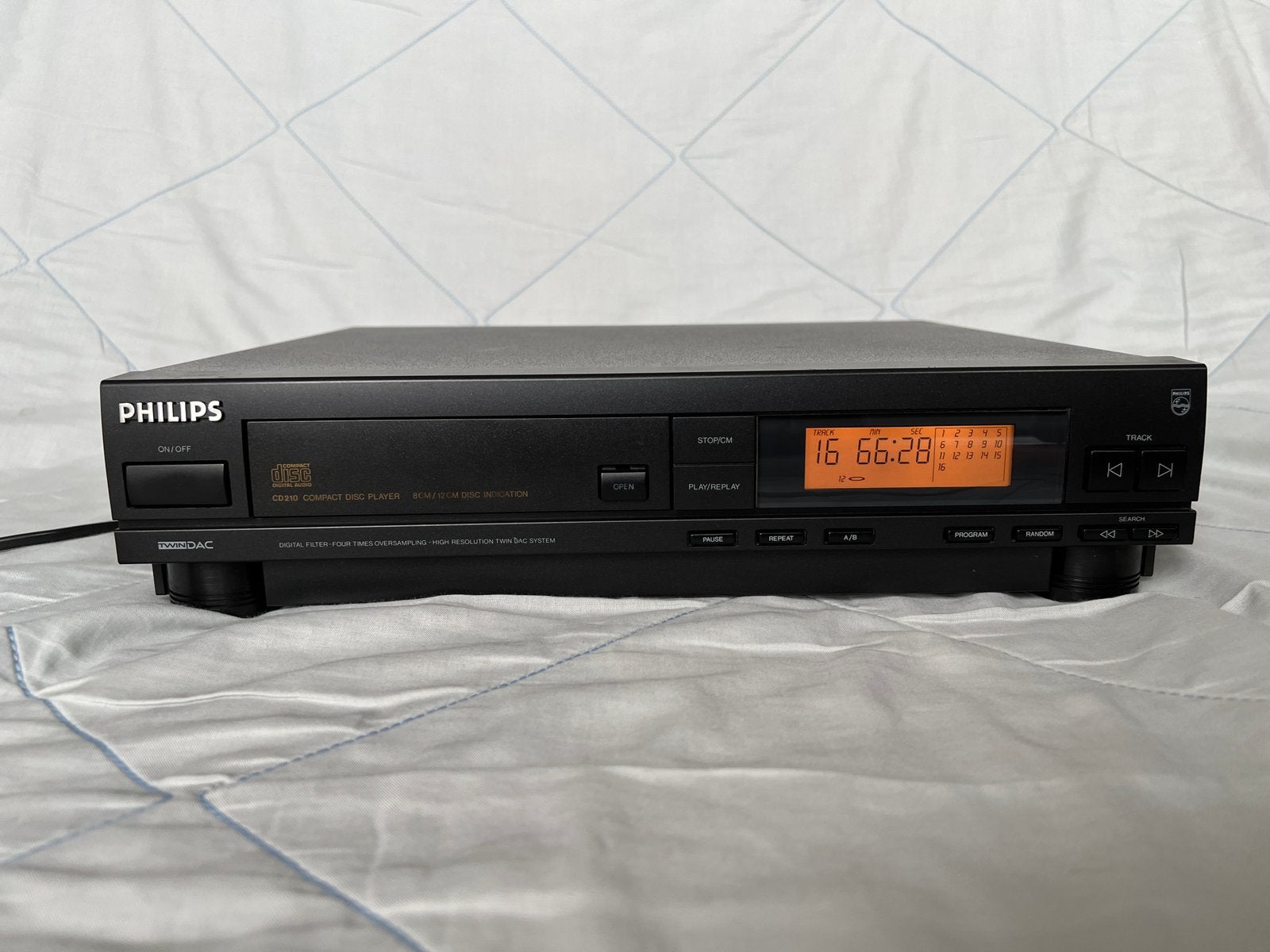 Philips CD210 cd speler met handleiding, Audio, Tv en Foto, Ophalen of Verzenden, Gebruikt, Philips