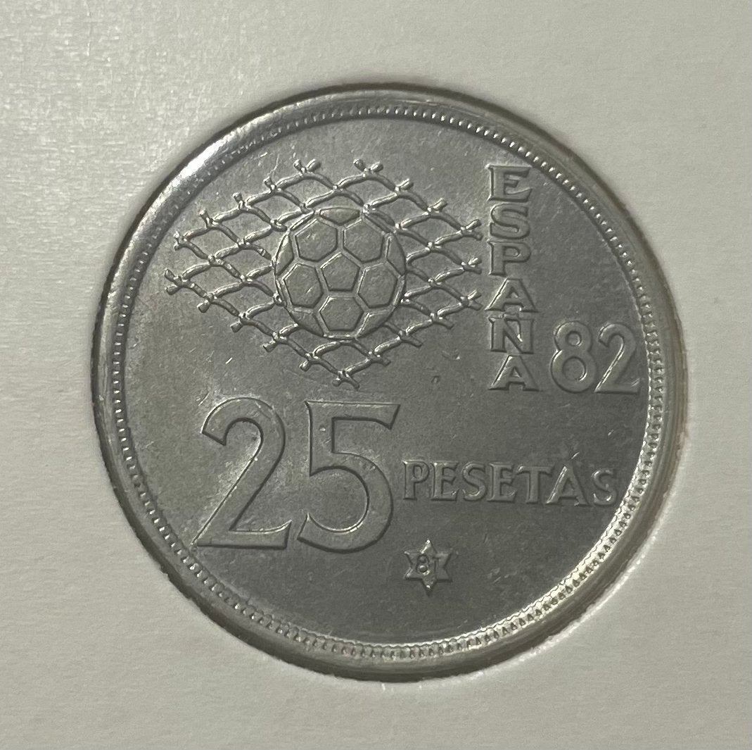 25 pesetas Spanje 1980, Ophalen of Verzenden