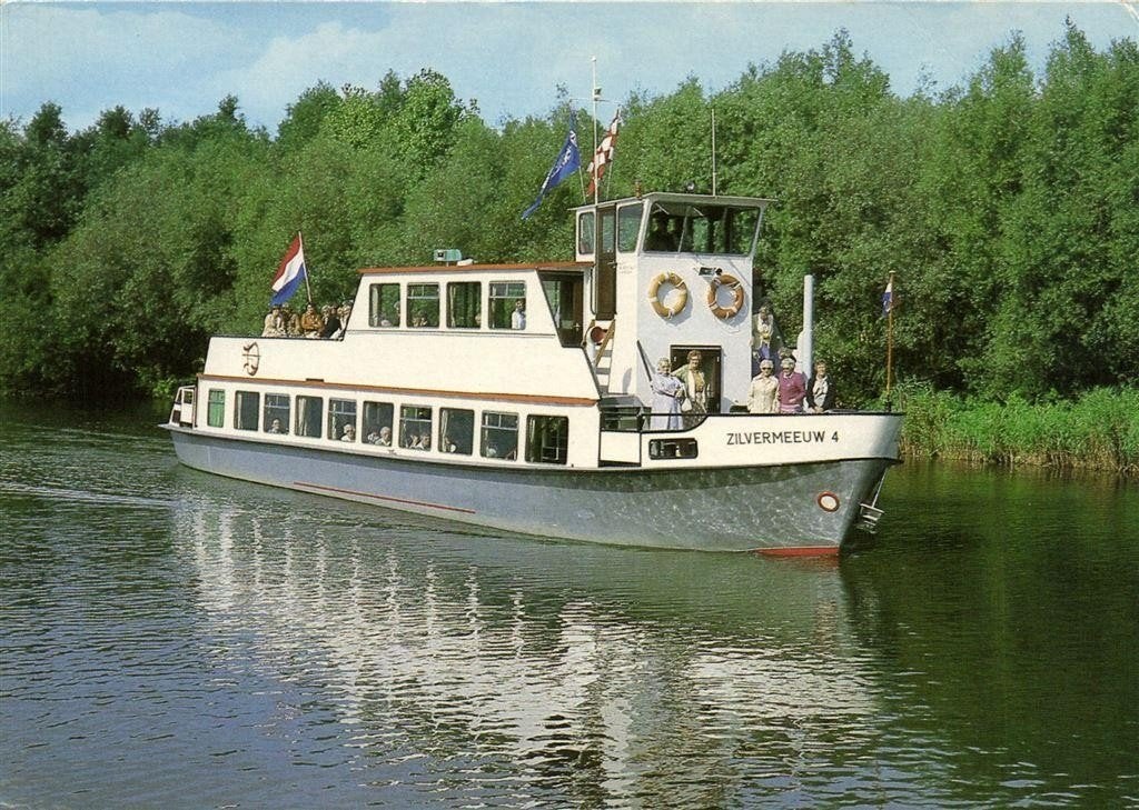 Rederij Zilvermeeuw, Drimmelen - Zilvermeeuw 4 - 1983 gelope, Verzamelen, Ophalen of Verzenden, 1980 tot heden, Gelopen, Noord-Brabant