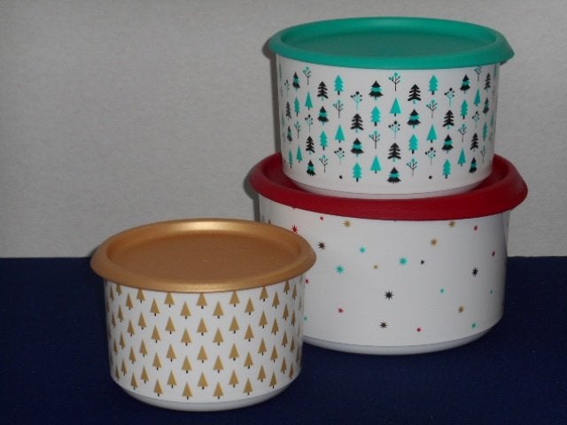 Tupperware Voorraadbussen Kerst, Huis en Inrichting, Keuken | Tupperware, Ophalen of Verzenden, Nieuw, Overige typen, Met deksel