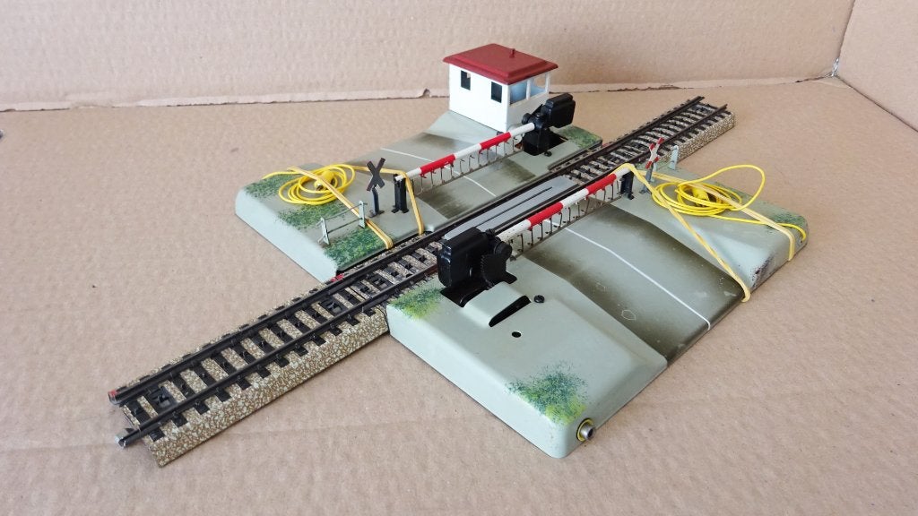 7192 Marklin elektrische overweg, Wisselstroom, Rails, Ophalen of Verzenden, Zo goed als nieuw