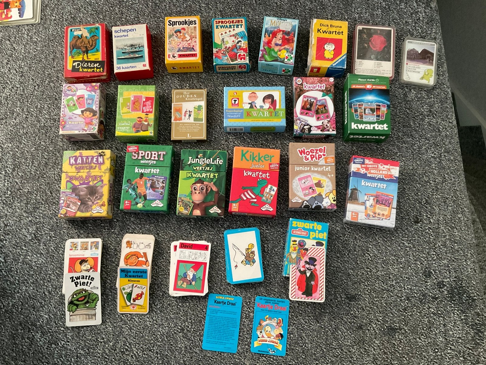 Kwartetspellen, Verzamelen, Speelkaarten, Jokers en Kwartetten, Ophalen of Verzenden, Gebruikt, Kwartet(ten)