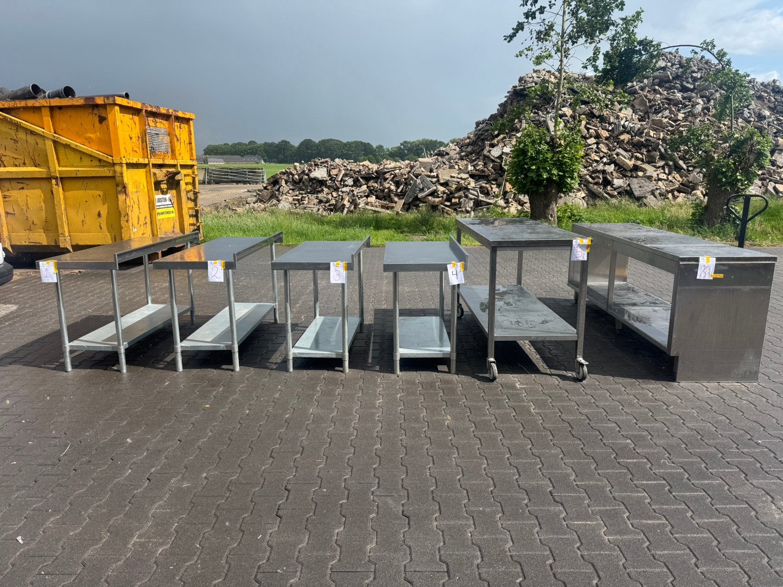 TE KOOP: Diverse Professionele RVS Horeca Werktafels, Ophalen of Verzenden