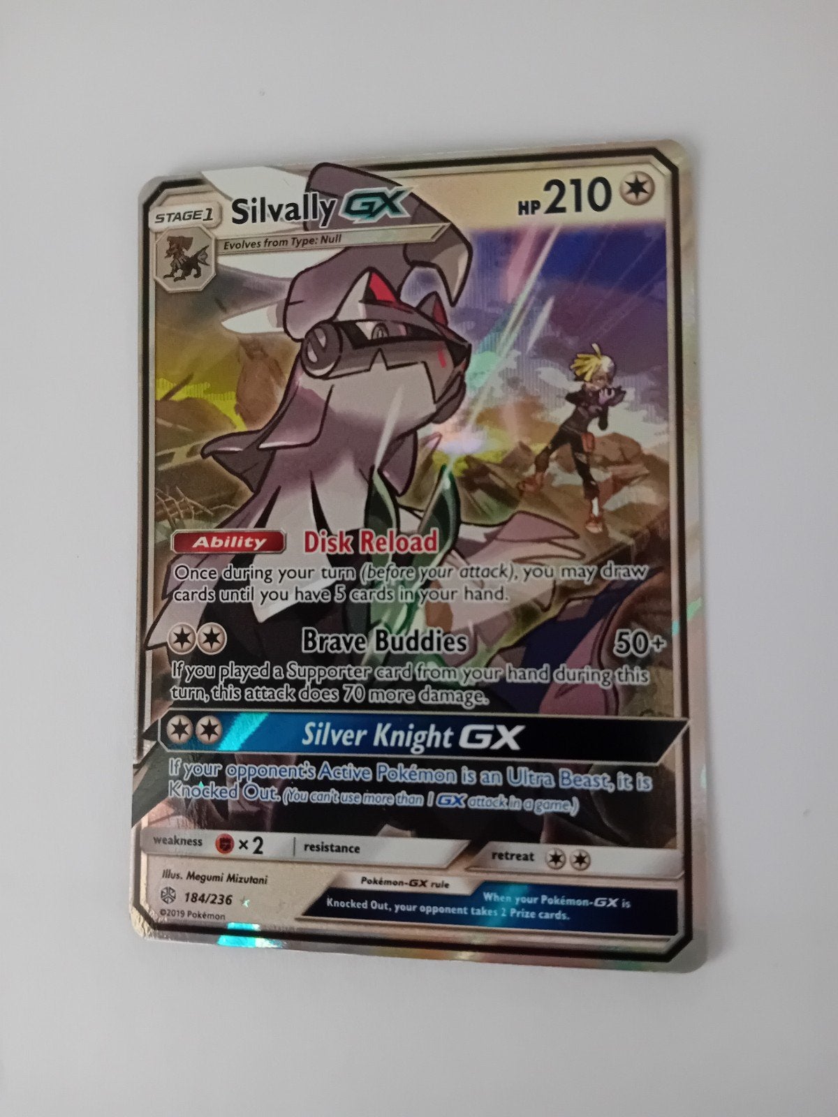 Silvally GX 184/236 Cosmic Eclipse Pokemonkaart, Ophalen of Verzenden, Nieuw, Losse kaart, Foil