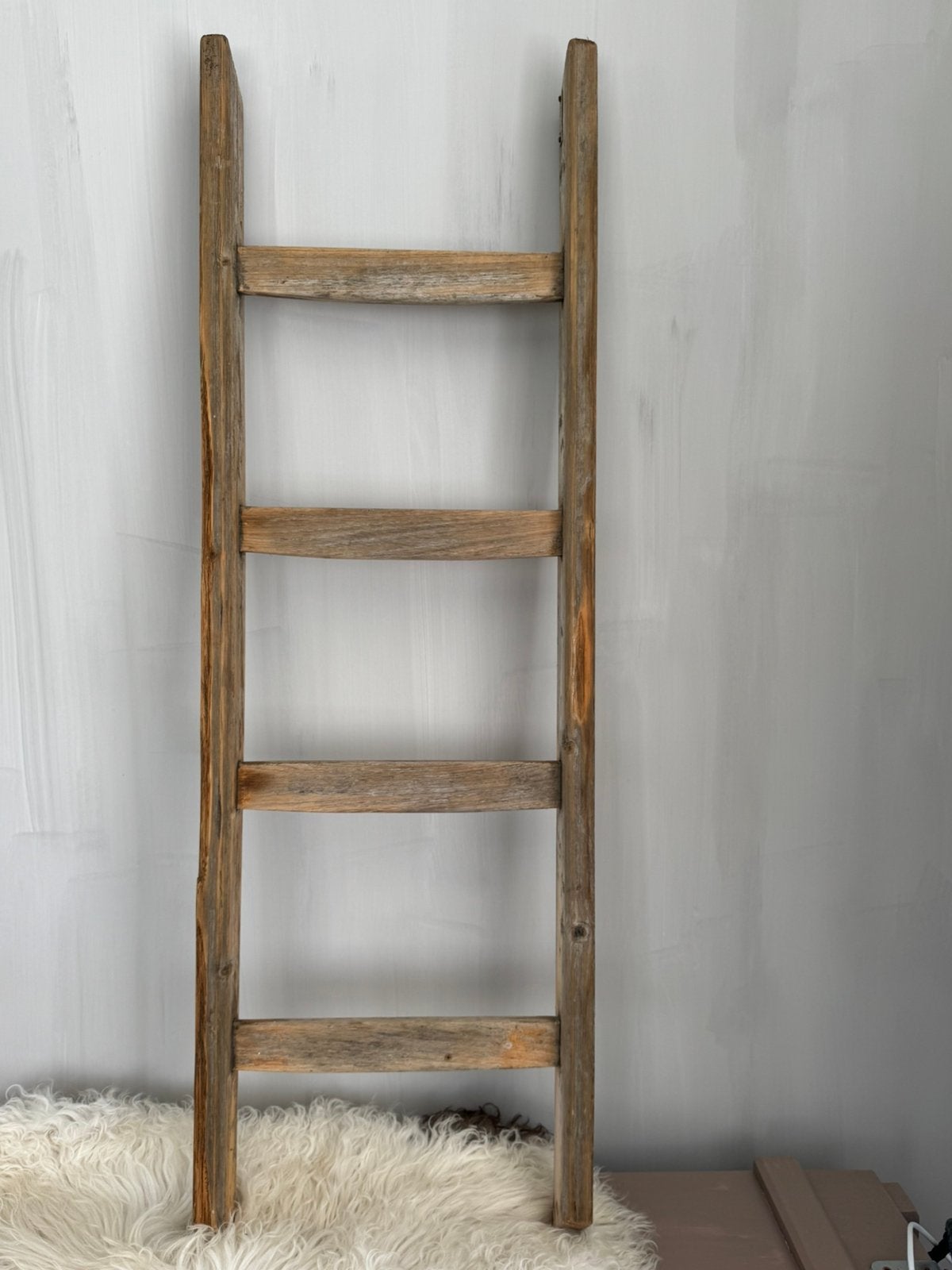 Decoratief houten laddertje, Ophalen