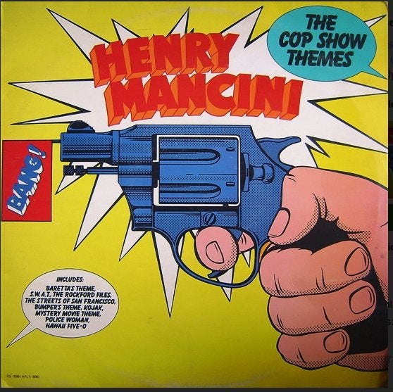 LP - Henry Mancini ‎– The Cop Show Themes, Cd's en Dvd's, Vinyl | Filmmuziek en Soundtracks, LP, Gebruikt, Soundtrack, Ophalen of Verzenden