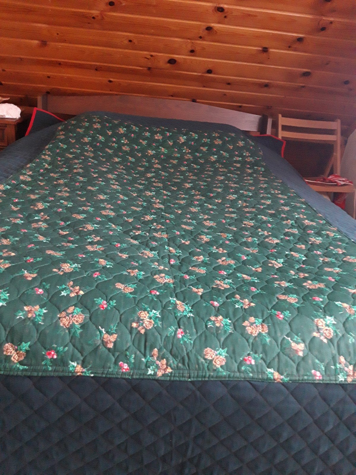 Kerst patchwork sprei/kleed, Ophalen, Zo goed als nieuw