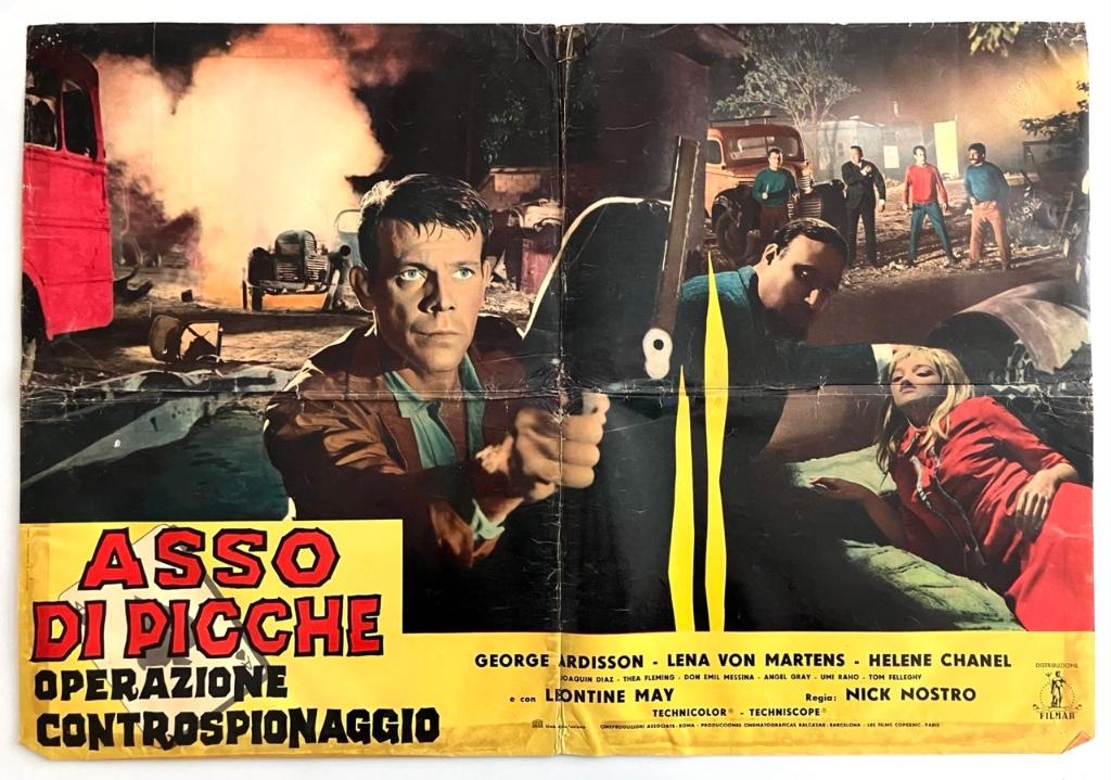 Operation Counterspy (1966) - Originele filmposters, Verzamelen, Verzenden, Gebruikt, A1 t/m A3, Film en Tv
