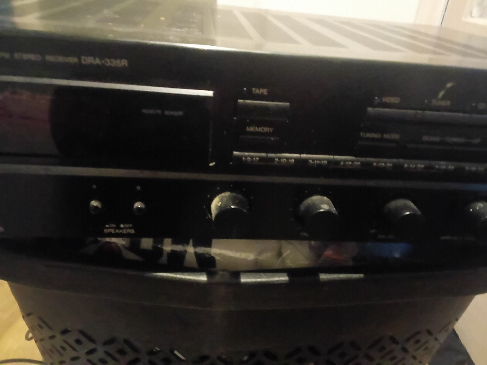 Denon DRA-335R Stereo Receiver - Goede staat, Denon, Ophalen of Verzenden, Zo goed als nieuw, 60 tot 120 watt