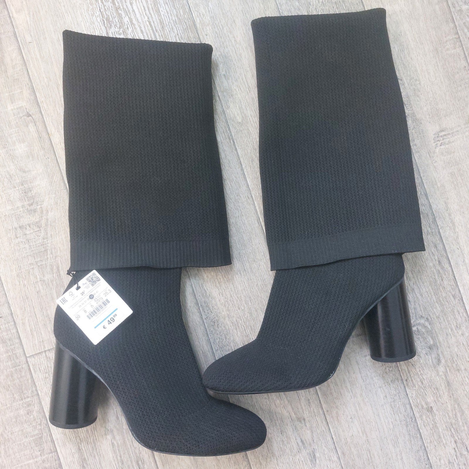 Bershka dames laarzen, Hoge laarzen, Zwart, Nieuw, Bershka