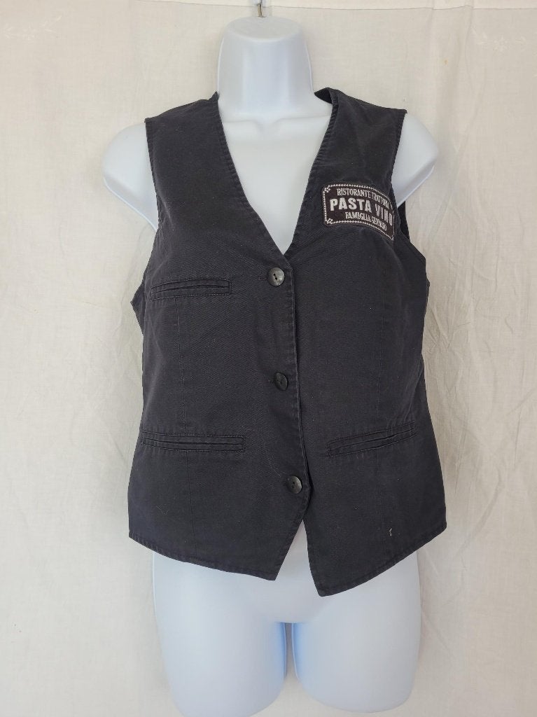 2x gilet van restaurant Pasta Vino mt S, Carnaval, ., Ophalen of Verzenden, Zo goed als nieuw