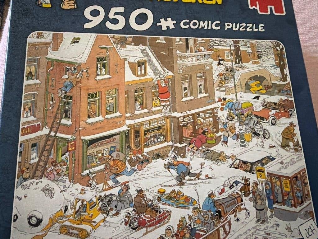 Jan van Haasteren puzzel Streetlife 950 stukjes, Ophalen, 500 t/m 1500 stukjes, Zo goed als nieuw, Legpuzzel