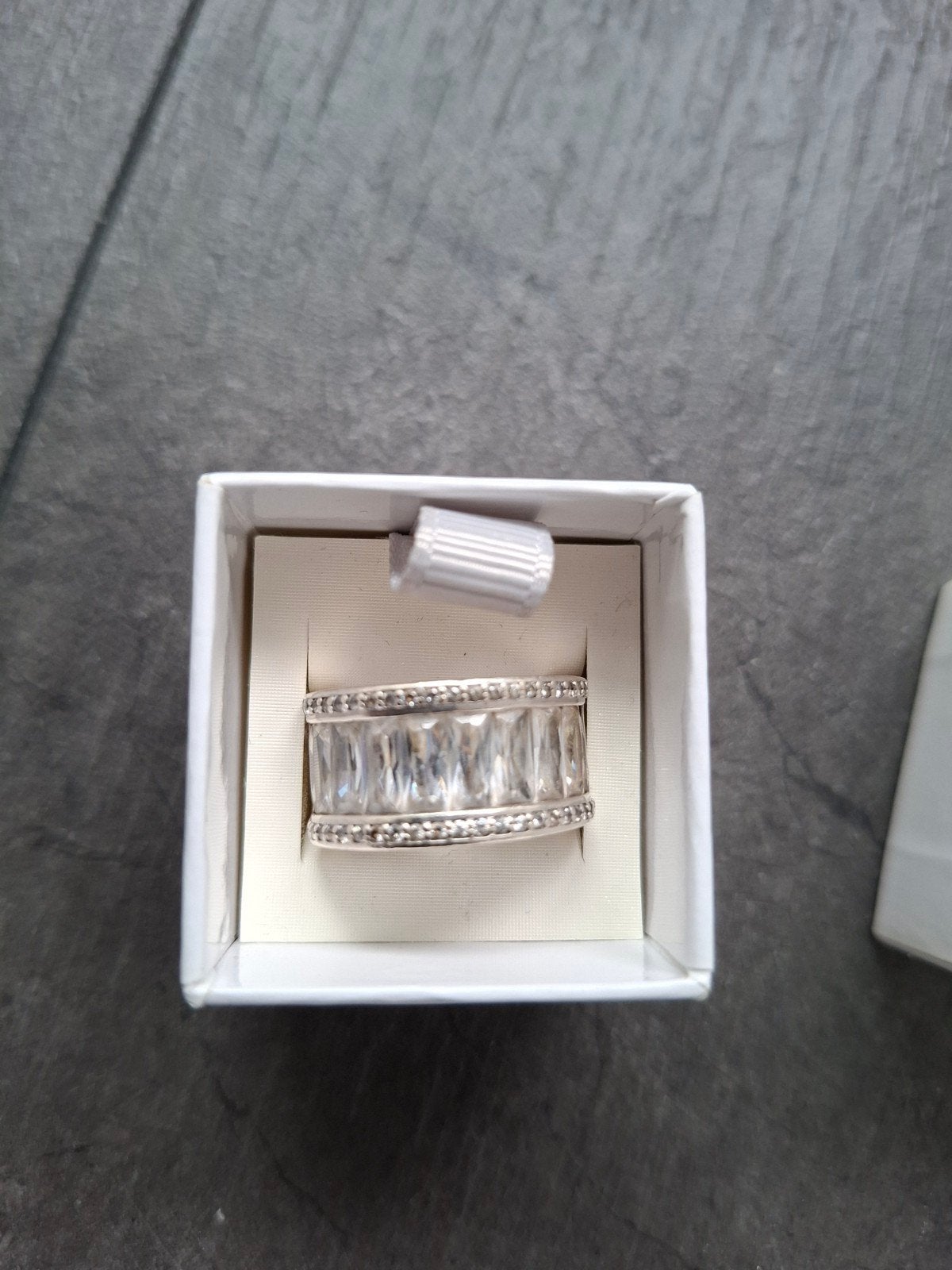 Ti Sento ring mt. 54 met schitterende stenen, Met kristal, Ophalen of Verzenden, Zo goed als nieuw, 17 tot 18
