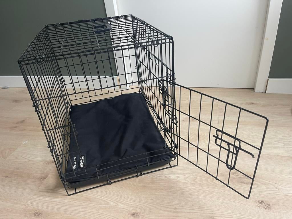 Hondenbench, 40x60x50 cm. Goede staat. MET benchmat, Dieren en Toebehoren, Ophalen, Zo goed als nieuw