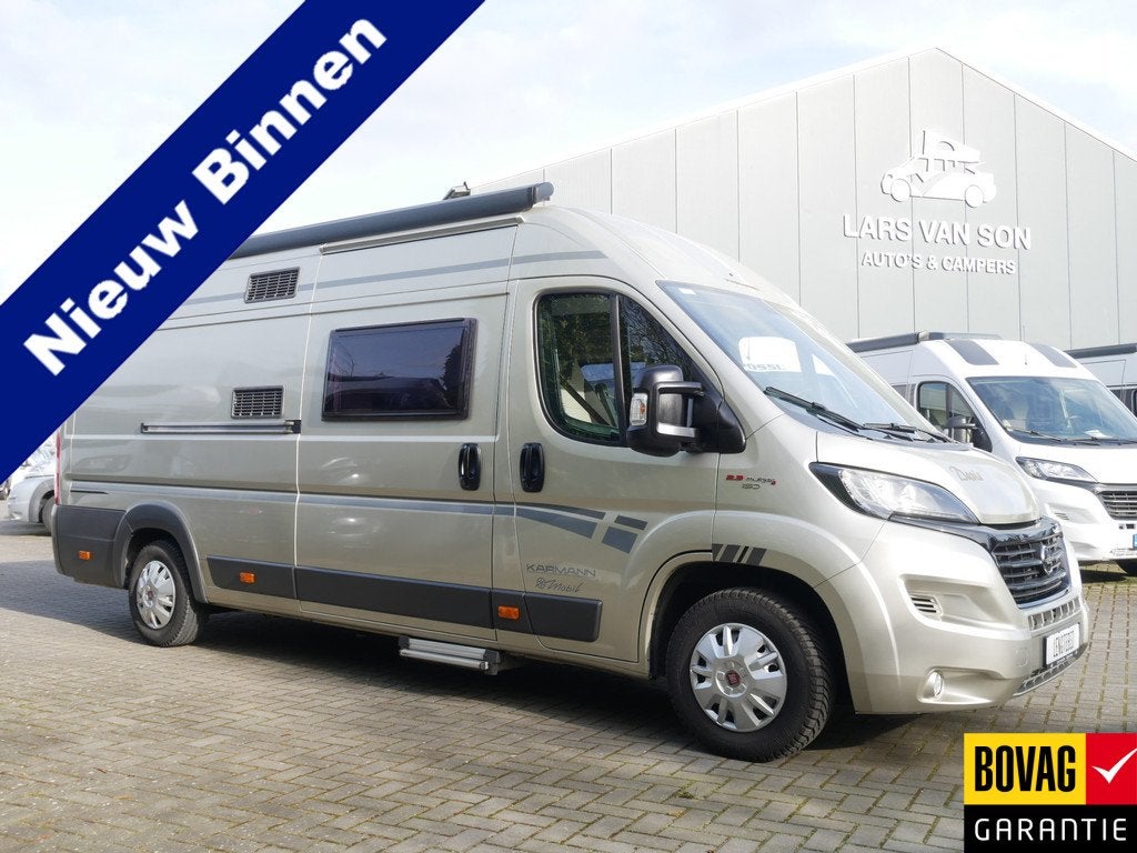 Karmann Davis 620, 6.40 Meter Buscamper, Lengtebedden, Fiat, Caravans en Kamperen, Campers, Bedrijf, tot en met 2, Buscamper of Camperbus