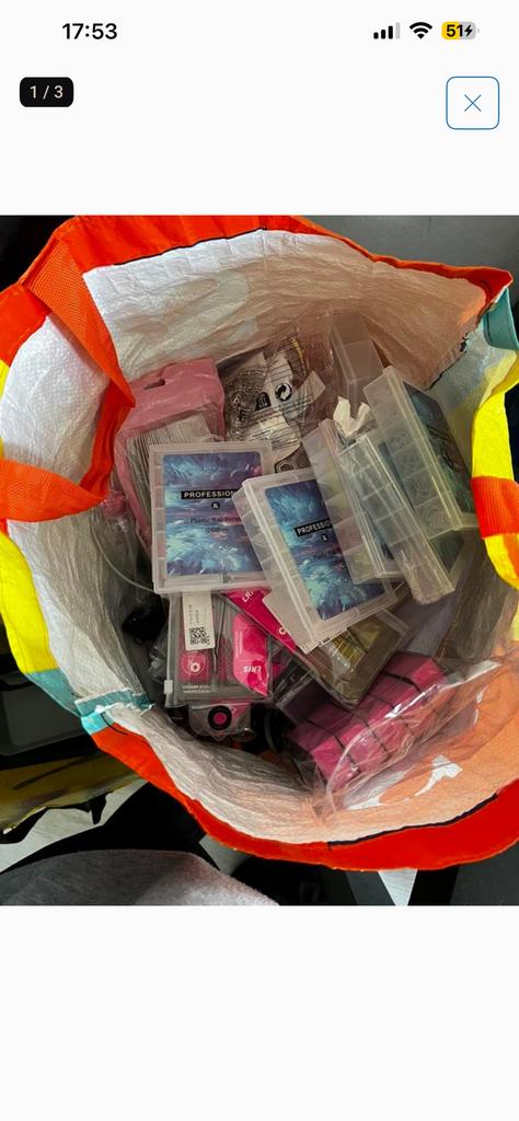 Tas met nagel spullen €30,-, Ophalen, Zo goed als nieuw