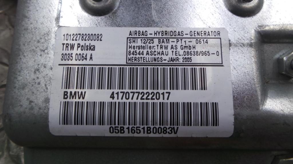 BMW 7 SERIES 730D E65 AIRBAG RECHTS 2005, Ophalen of Verzenden, Gebruikt, ARN erkend