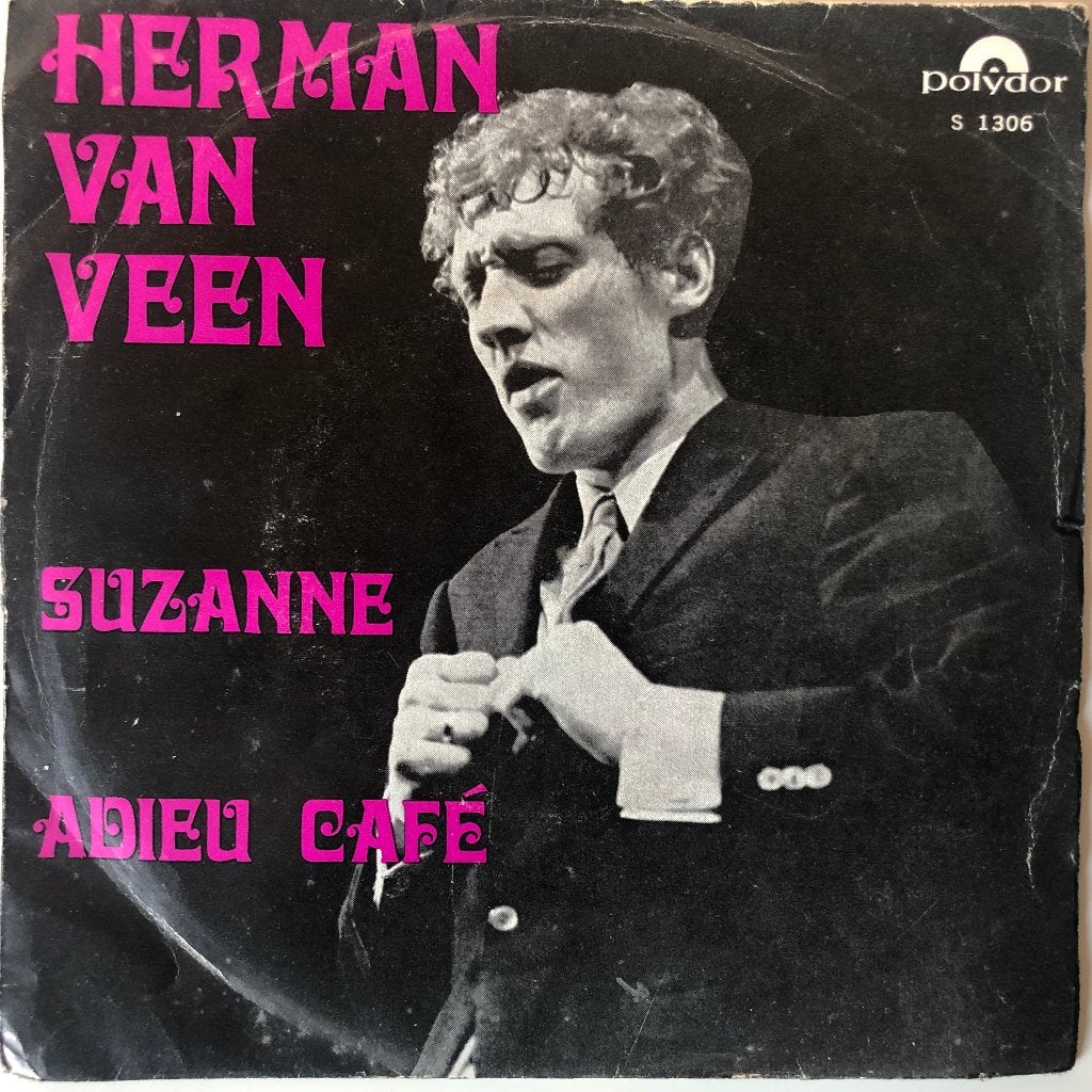 1969	Herman Van Veen             	Suzanne, Fotohoes, 7 inch, Ophalen of Verzenden, Zo goed als nieuw