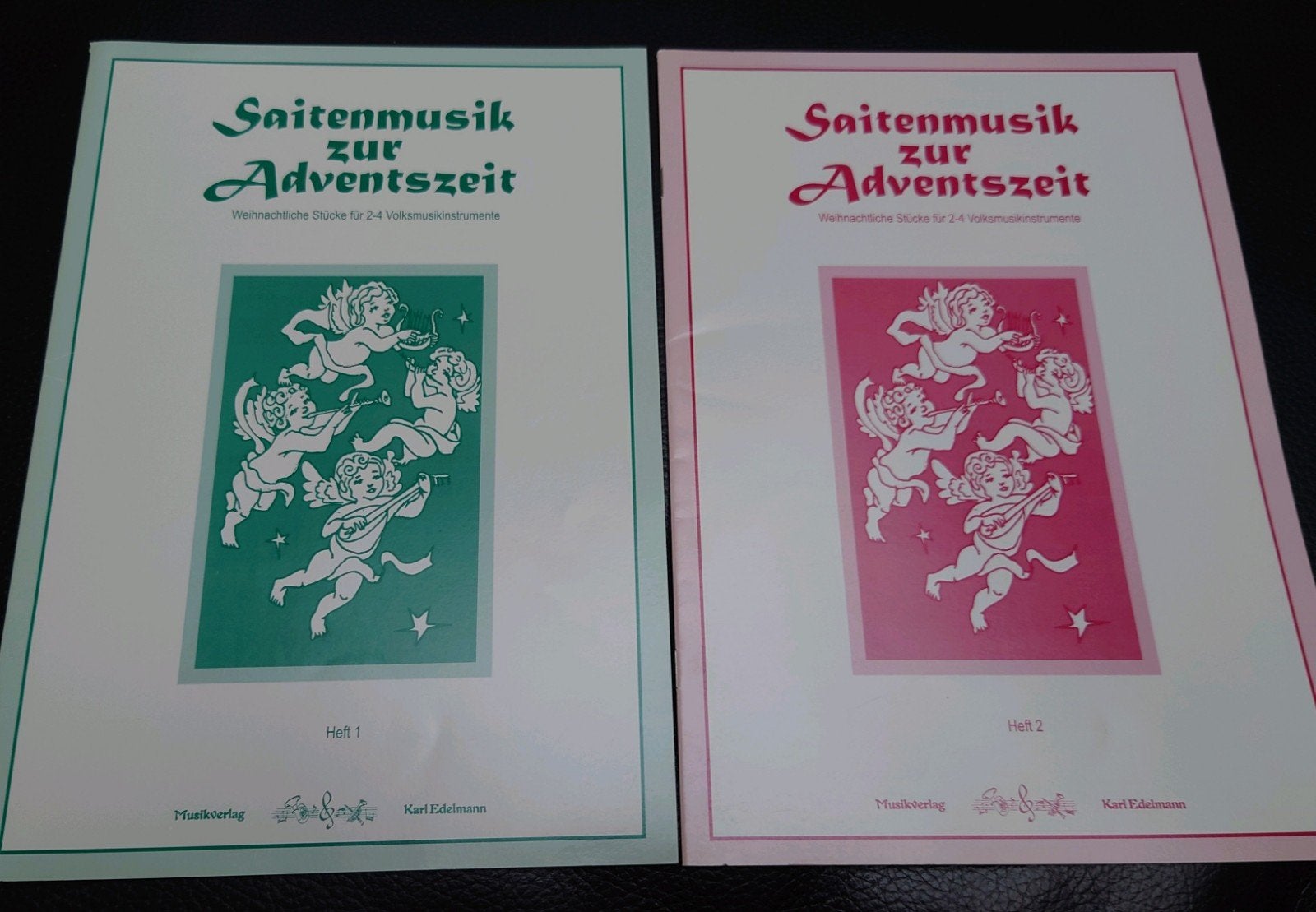 Saitenmusik zur Adventszeit heft 1&2  kerst muziek, Zo goed als nieuw, Thema, Religie en Gospel, Viool of Altviool