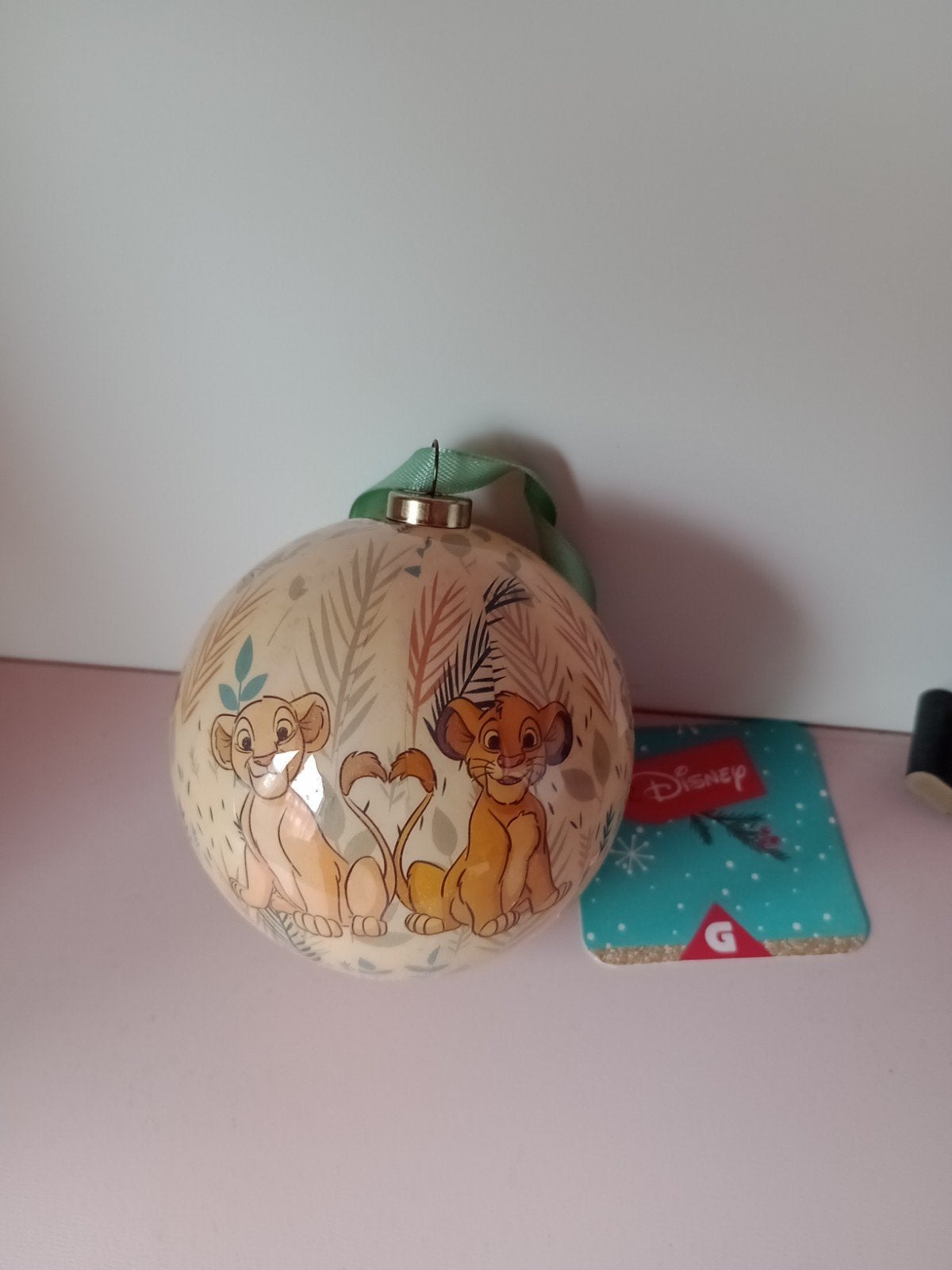 leuke kerstbal Disney the lion king, Ophalen of Verzenden, Leeuwenkoning of Jungle Boek, Nieuw