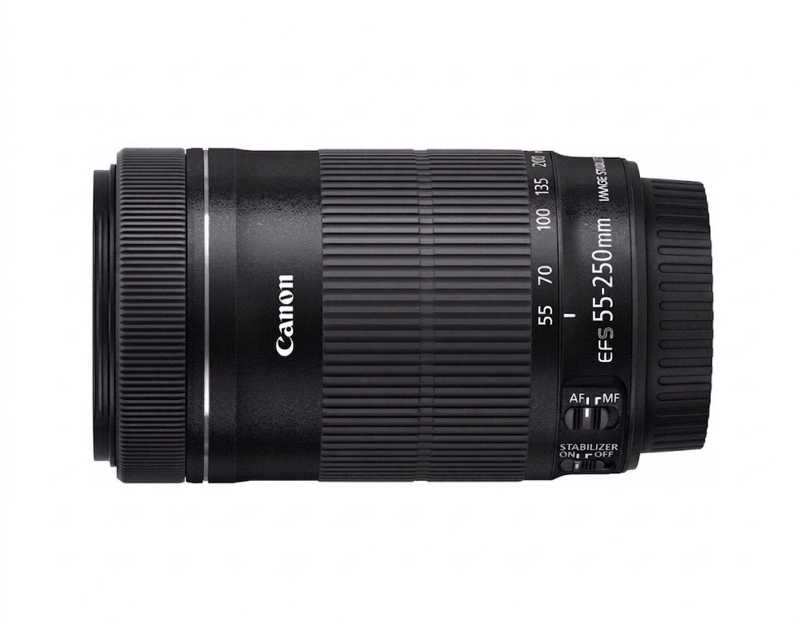 Canon EF-S 55-250mm f/4-5.6 IS STM Lens - Nette staat, Audio, Tv en Foto, Fotografie | Lenzen en Objectieven, Canon, Autofocus