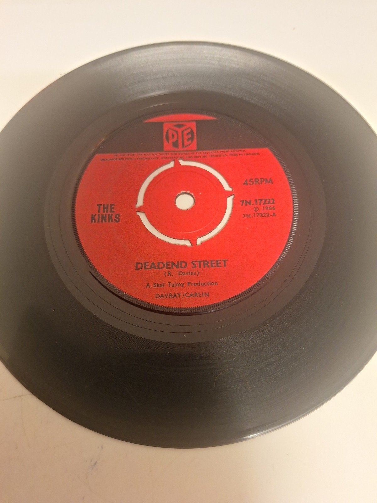 The Kinks - Deadend Street, 1966., Verzenden, 7 inch, Poprock