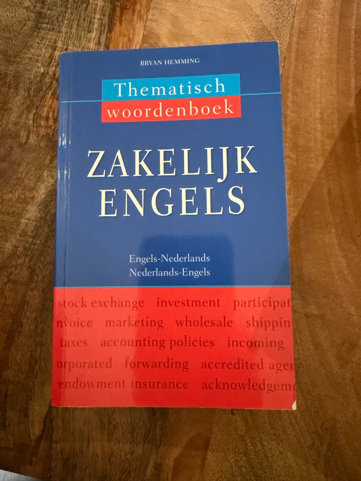 Thematisch woordenboek Zakelijk Engels, Ophalen of Verzenden, Zo goed als nieuw, Overige uitgevers, Engels