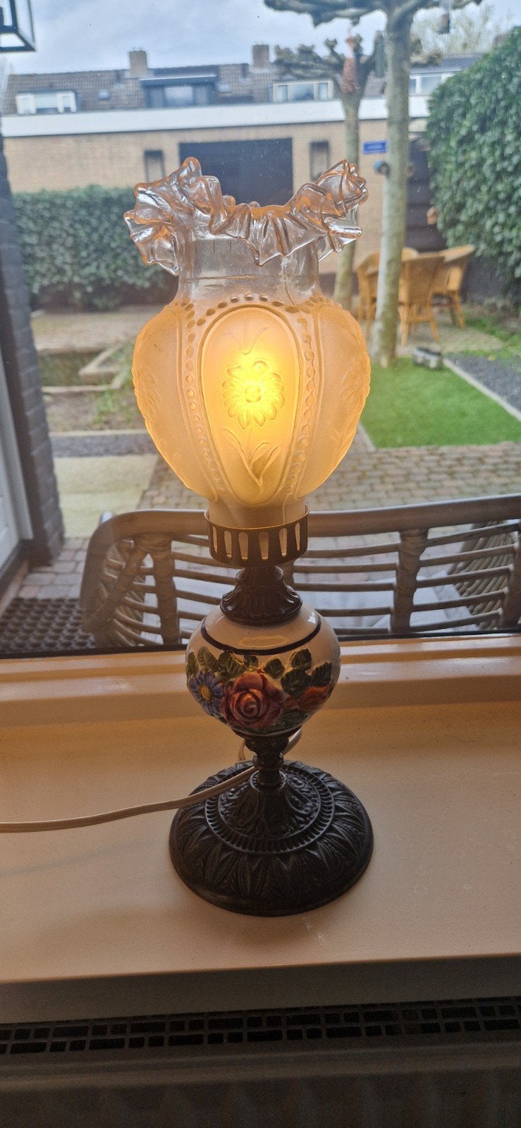 Vintage tafellamp, Huis en Inrichting, Lampen | Tafellampen, Ophalen, Vintage