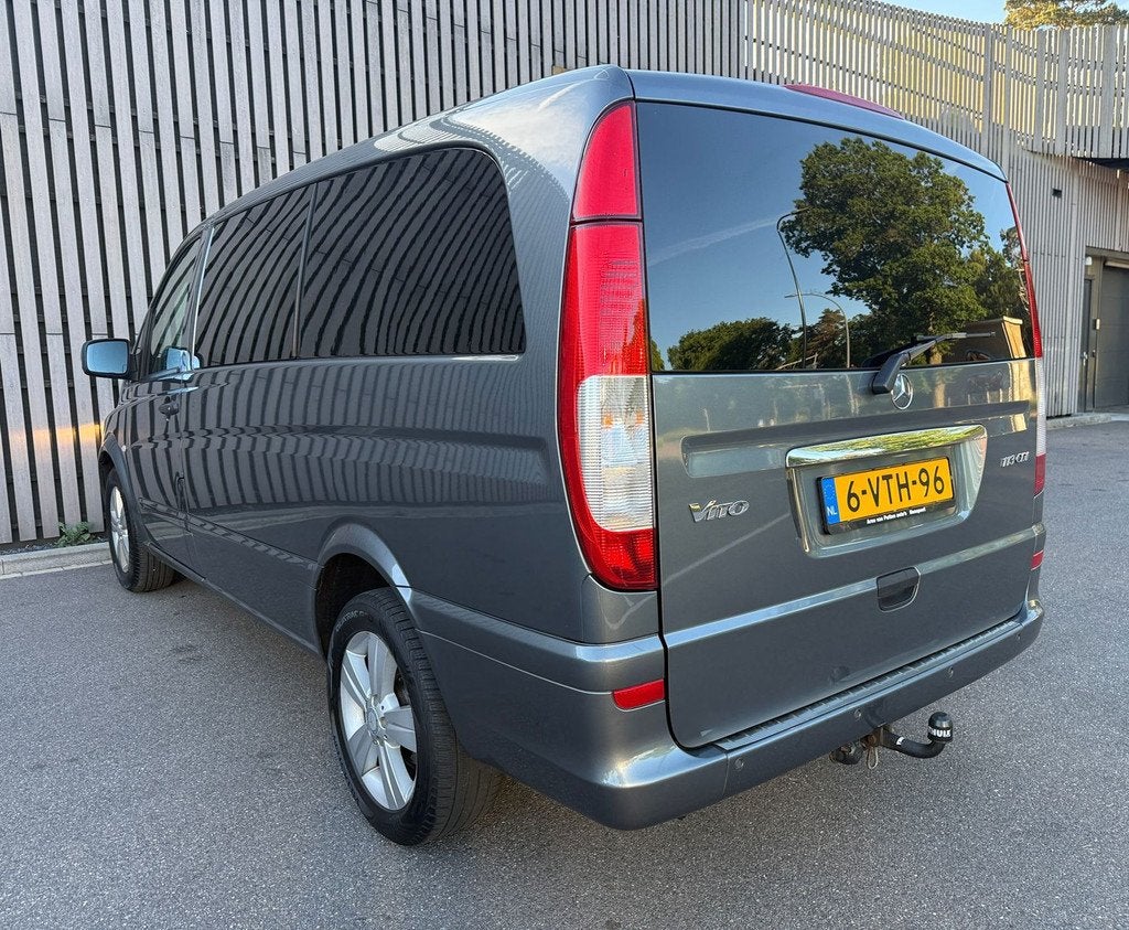 Mercedes-Benz Vito 113 CDI Lang Dubbele Cabine / Airco / Cru, Auto's, Bestelauto's, Euro 5, Gebruikt, 4 cilinders, Bedrijf