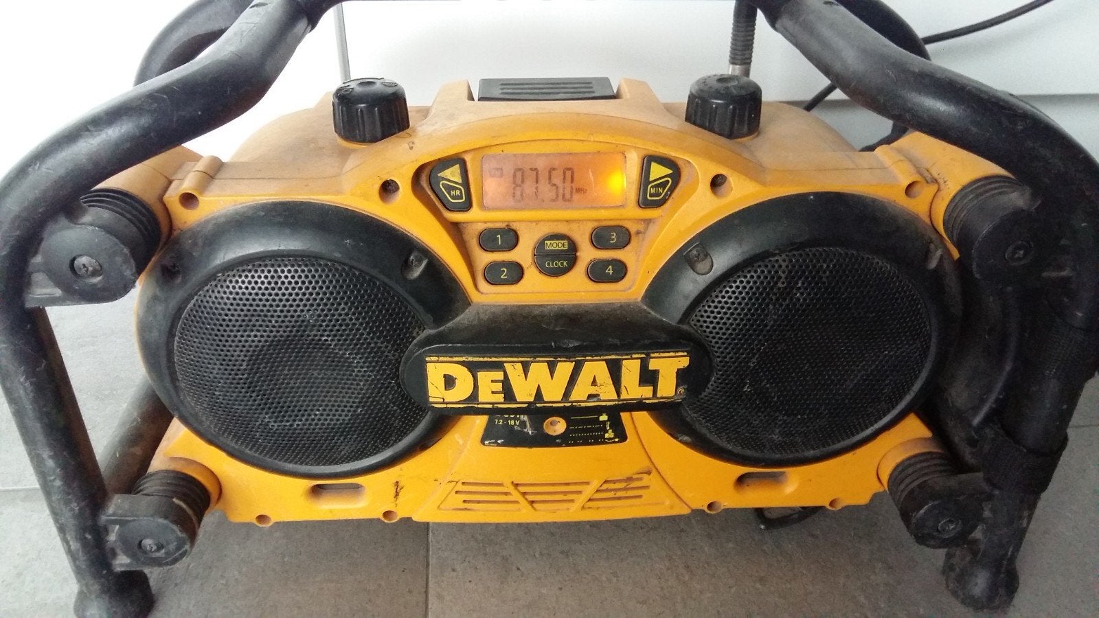 DeWalt bouwradio, Ophalen of Verzenden, Gebruikt, Bouwradio