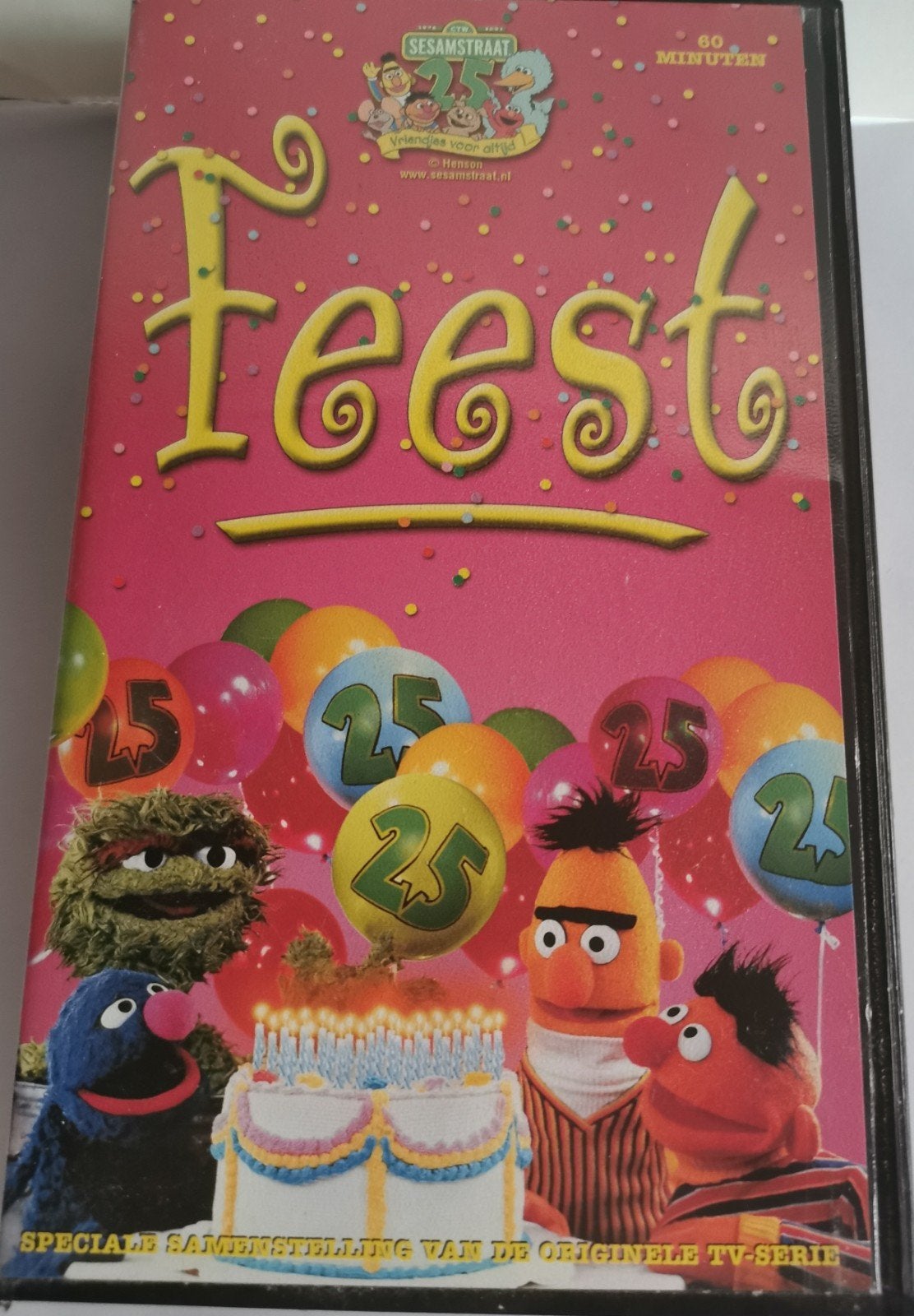 Sesamstraat 25 Jaar VHS, Cd's en Dvd's, VHS | Kinderen en Jeugd, Ophalen of Verzenden, Serie
