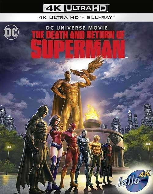 Blu-ray 4K: The Death and Return of Superman (2019) UK 2KNLO, Ophalen of Verzenden, Nieuw in verpakking, 4K Ultra HD Blu-ray, Tekenfilms en Animatie