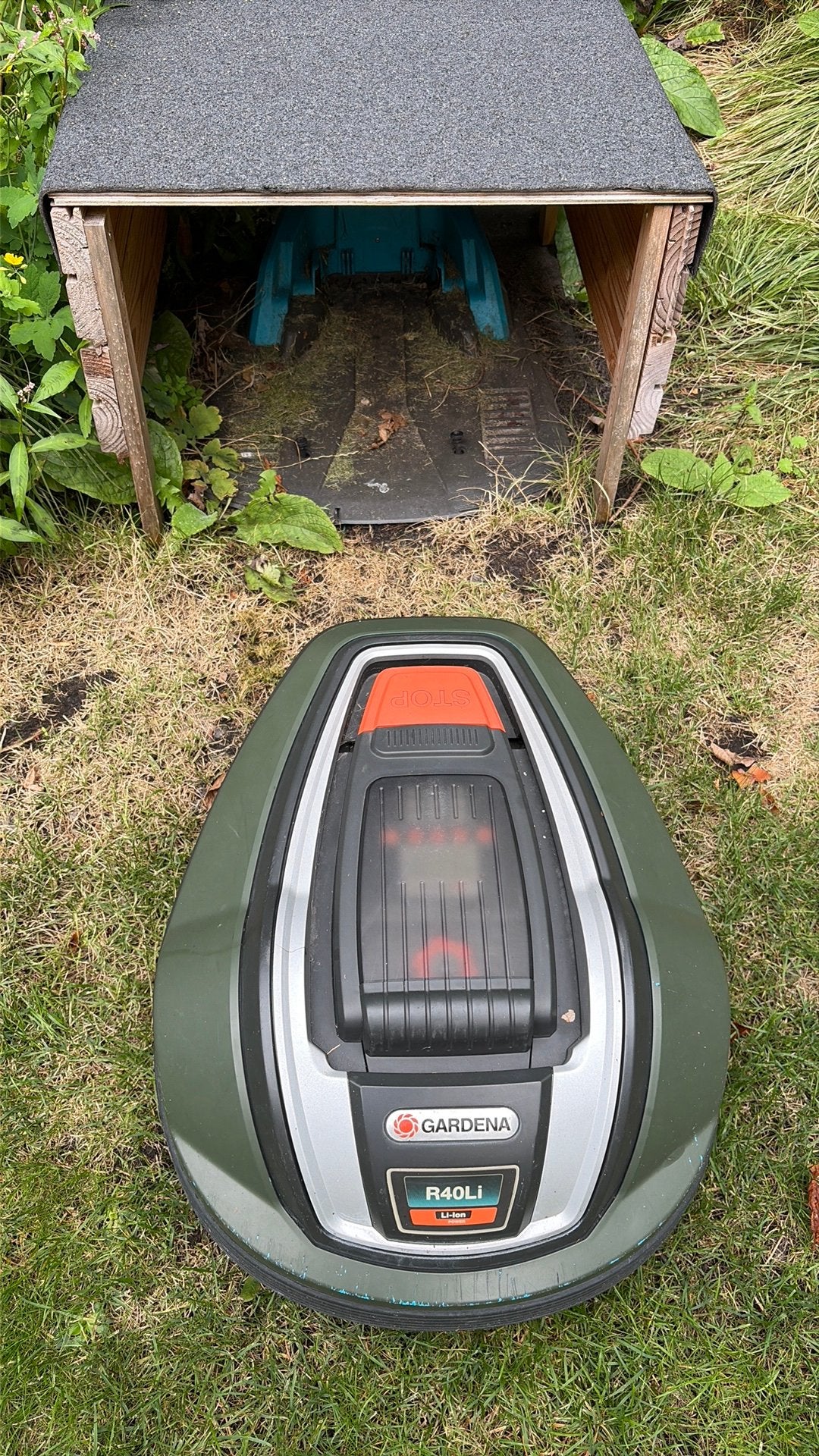 R40LI gardena robotmaaier, Ophalen, Gebruikt