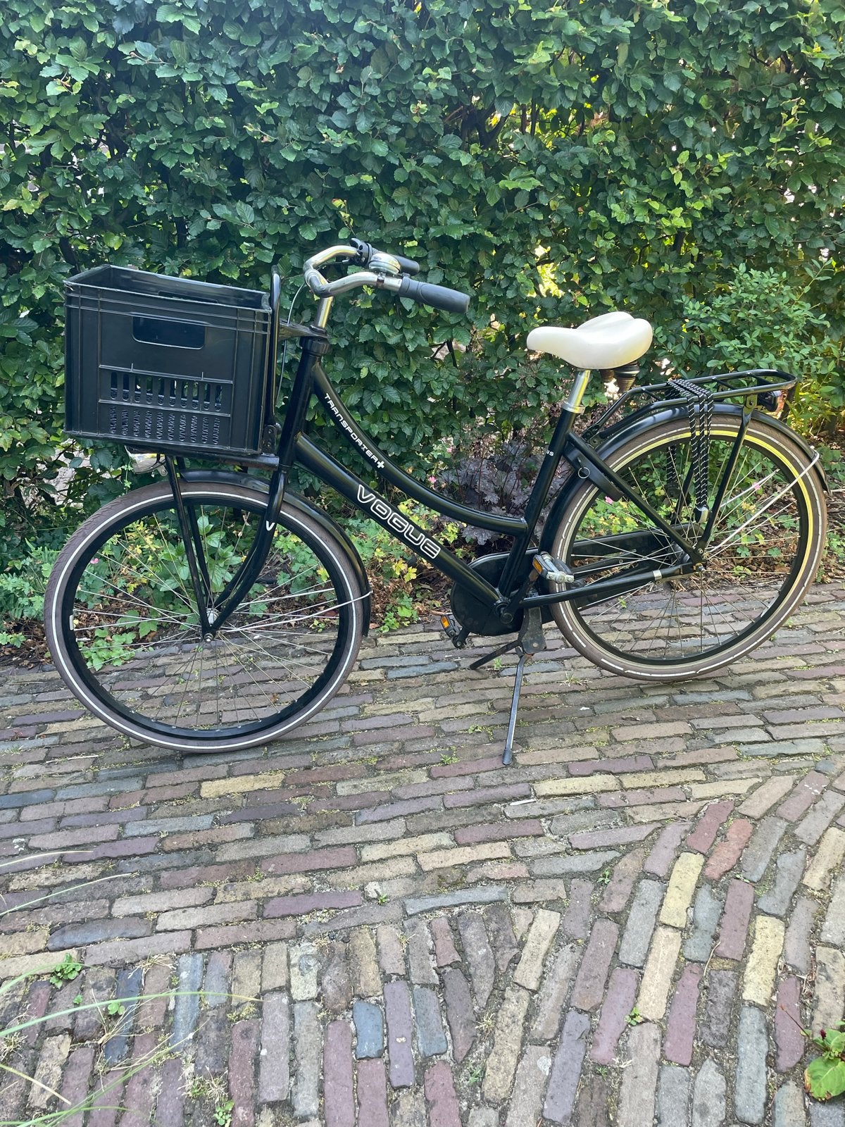 Vogue Transportfiets 28 inch zwart, Ophalen, Gebruikt, Overige merken, Versnellingen