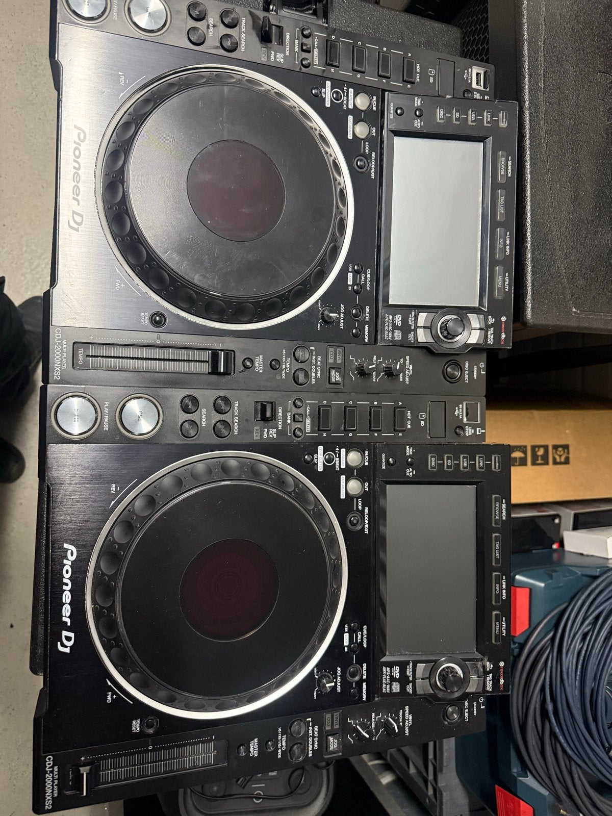 Pioneer CDJ-2000NXS2 DJ-set (2 stuks), Muziek en Instrumenten, Dj-sets en Draaitafels, Ophalen, Zo goed als nieuw, Dj-set, Pioneer