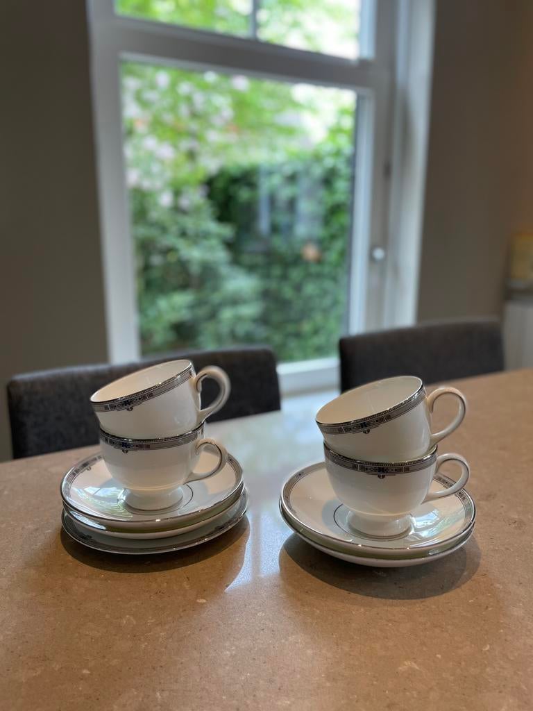 Wedgewood Amherst kop en schotel servies set, Ophalen