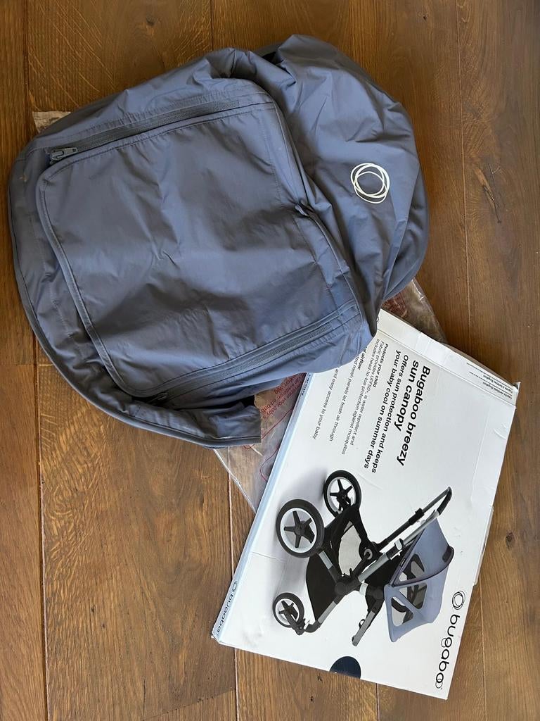 Bugaboo Breezy zonnekap seaside blue, cameleon, fox, lynx, Ophalen of Verzenden, Zo goed als nieuw, Bugaboo